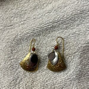 Wire costume earrings